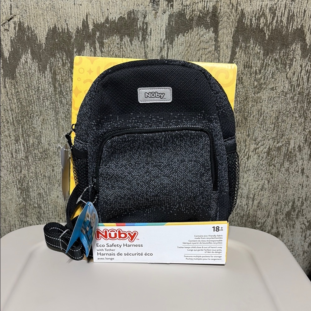 NUBY Black Eco Safety Harness Bag